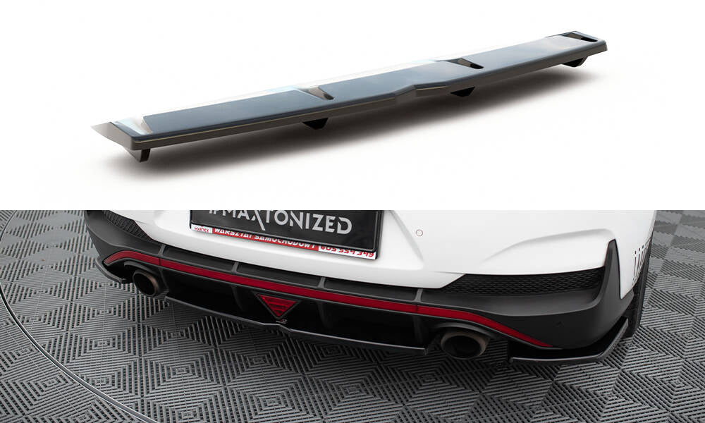 Bageste splitter (med lodrette stænger) Hyundai i30 n Mk3 fastback