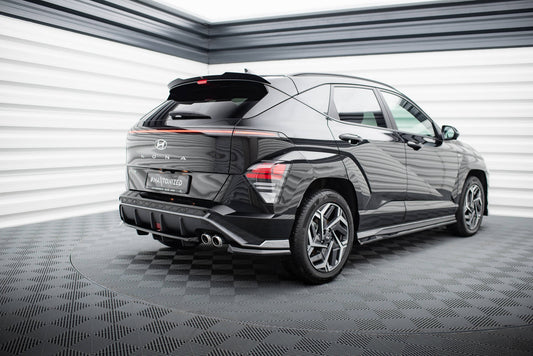 Rear splitter (with vertical bars) hyundai kona n-line mk2