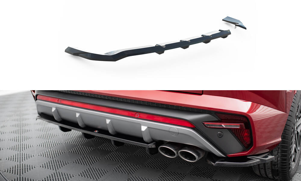Rear splitter (with vertical bars) Hyundai Tucson N-Line MK4