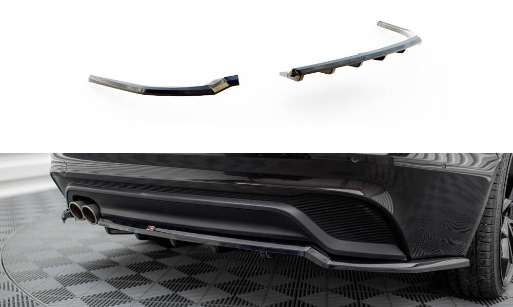 Rear splitter (with vertical bars) jaguar xe x760 facelift