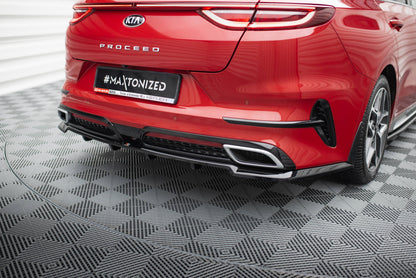 Rear splitter (with vertical bars) kia proceed gt-line mk1