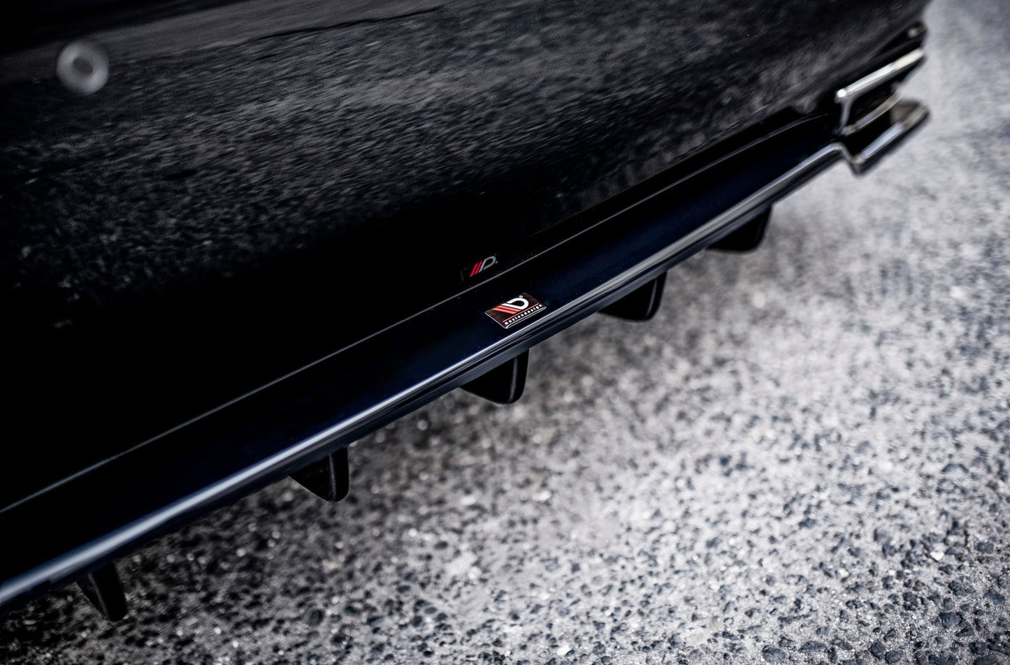 Rear splitter (with vertical bars) leuxs ls mk4 facelift