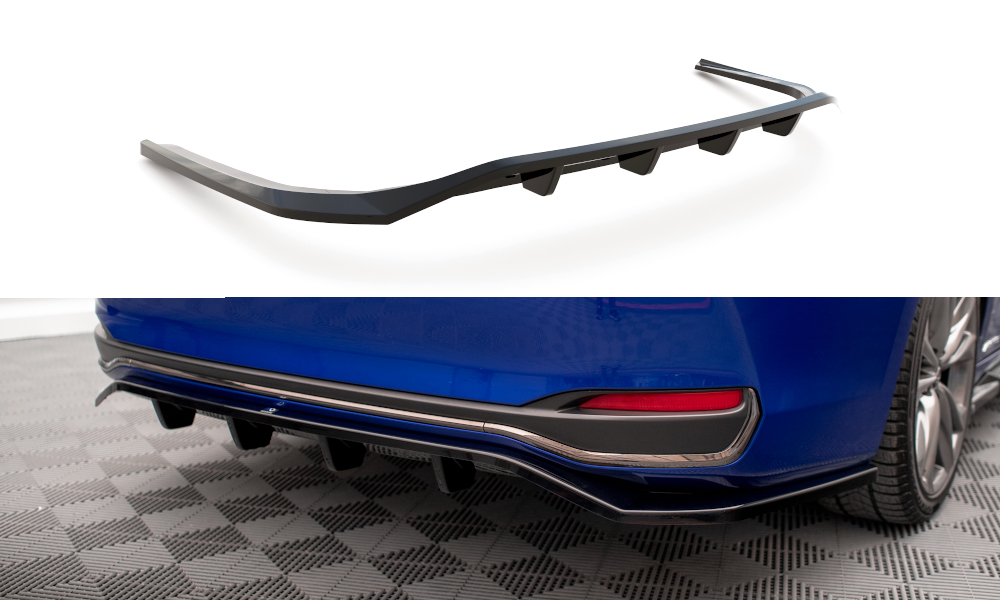 Rear splitter (with vertical bars) lexus es f sport mk7