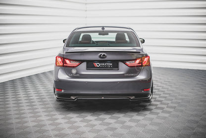 Rear splitter (with vertical bars) lexus gs f sport hybrid mk4 (l10)