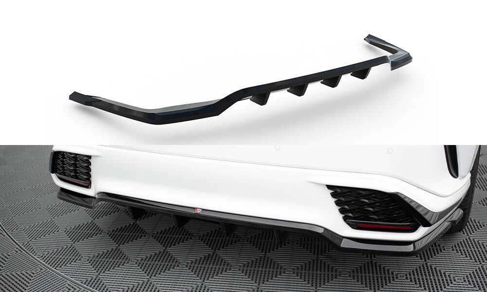 Rear splitter (with vertical bars) lexus rx f-sport mk5