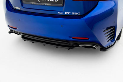 Rear splitter (with vertical bars) lexus rc mk1