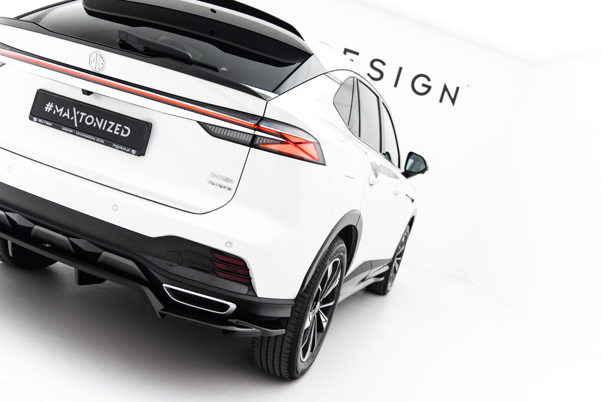 Rear splitter (with vertical bars) mg hs mk2