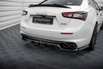 Rear splitter (with vertical bars) maserati ghibli mk3 facelift