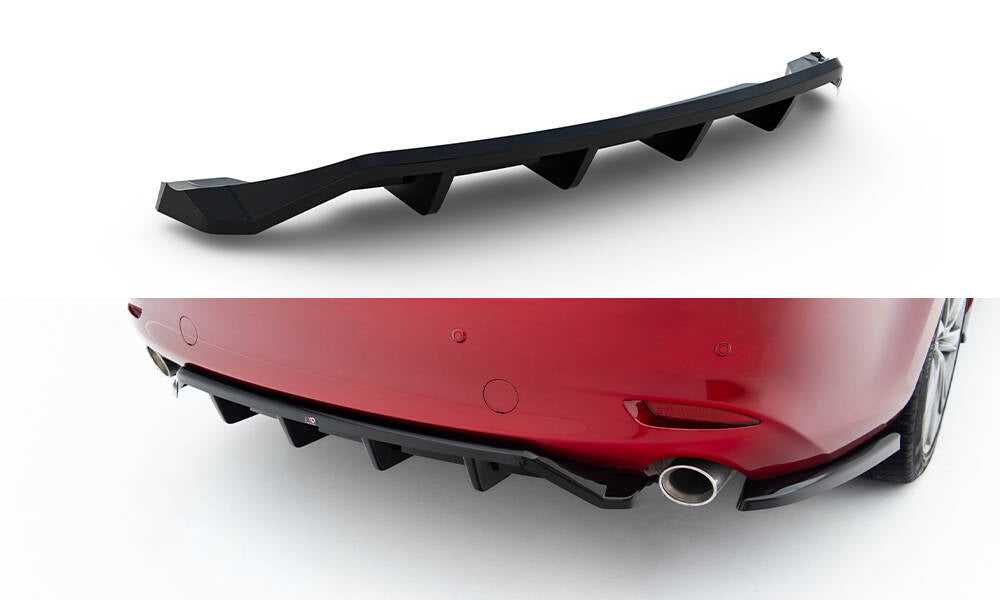 Rear splitter (with vertical bars) mazda 6 sedan mk3 facelift