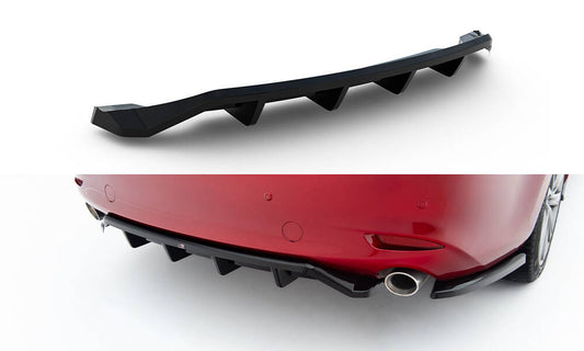 Rear splitter (with vertical bars) mazda 6 sedan mk3 facelift
