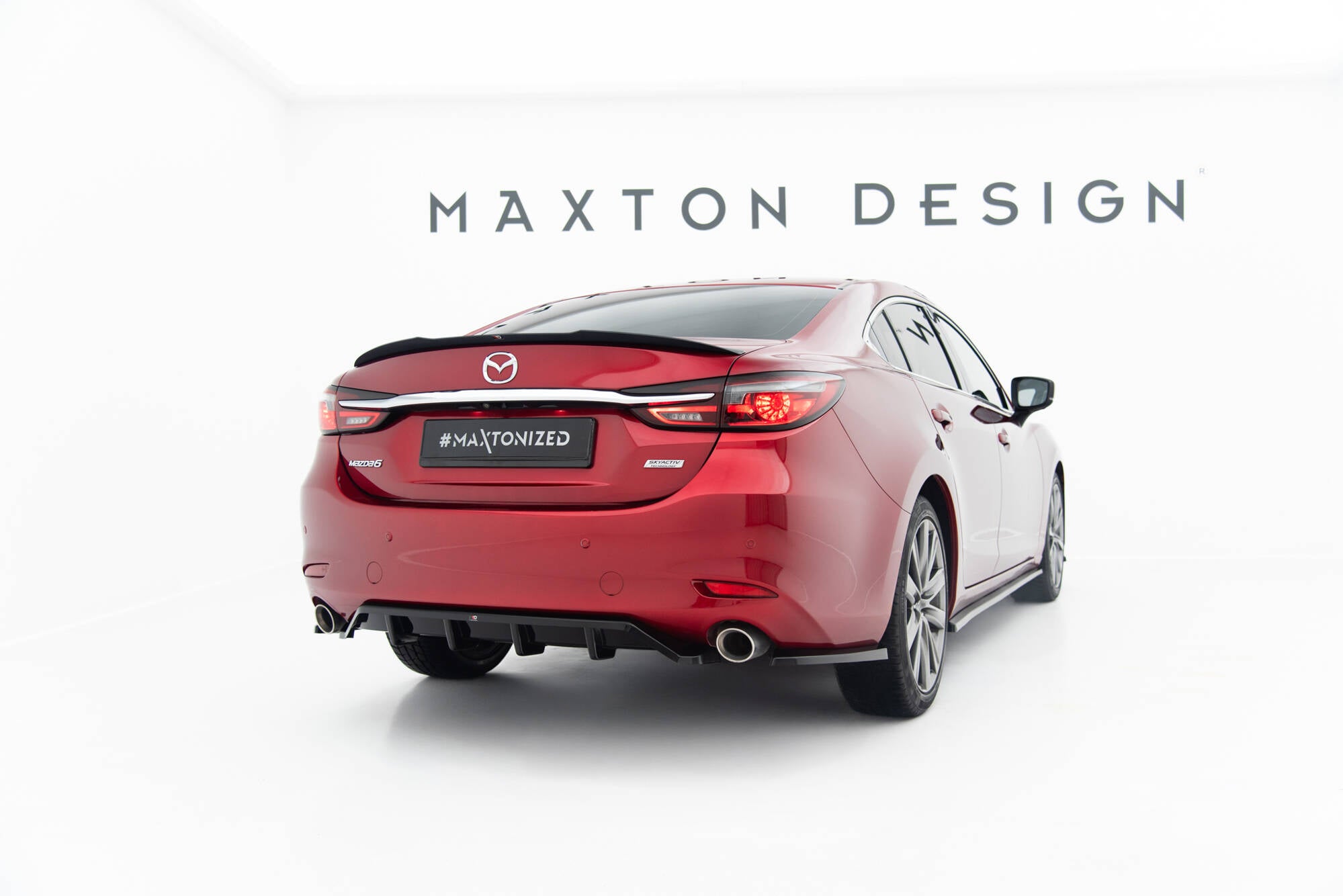Rear splitter (with vertical bars) mazda 6 sedan mk3 facelift