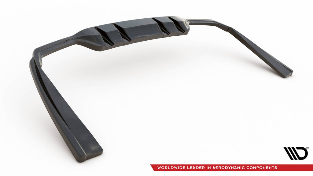 Rear splitter (with vertical bars) mercedes-amg c 43 sedan / estate w205 / s205 facelift