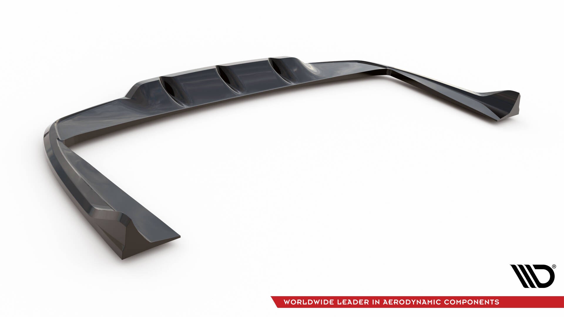Rear splitter (with vertical bars) mercedes-amg c63 sedan / estate w205 / s205