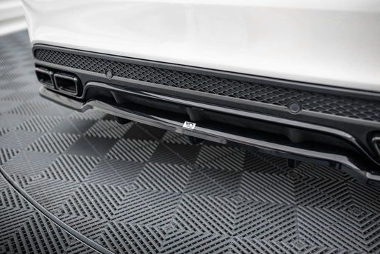 Rear splitter (with vertical bars) mercedes-amg c63 sedan / estate w205 / s205