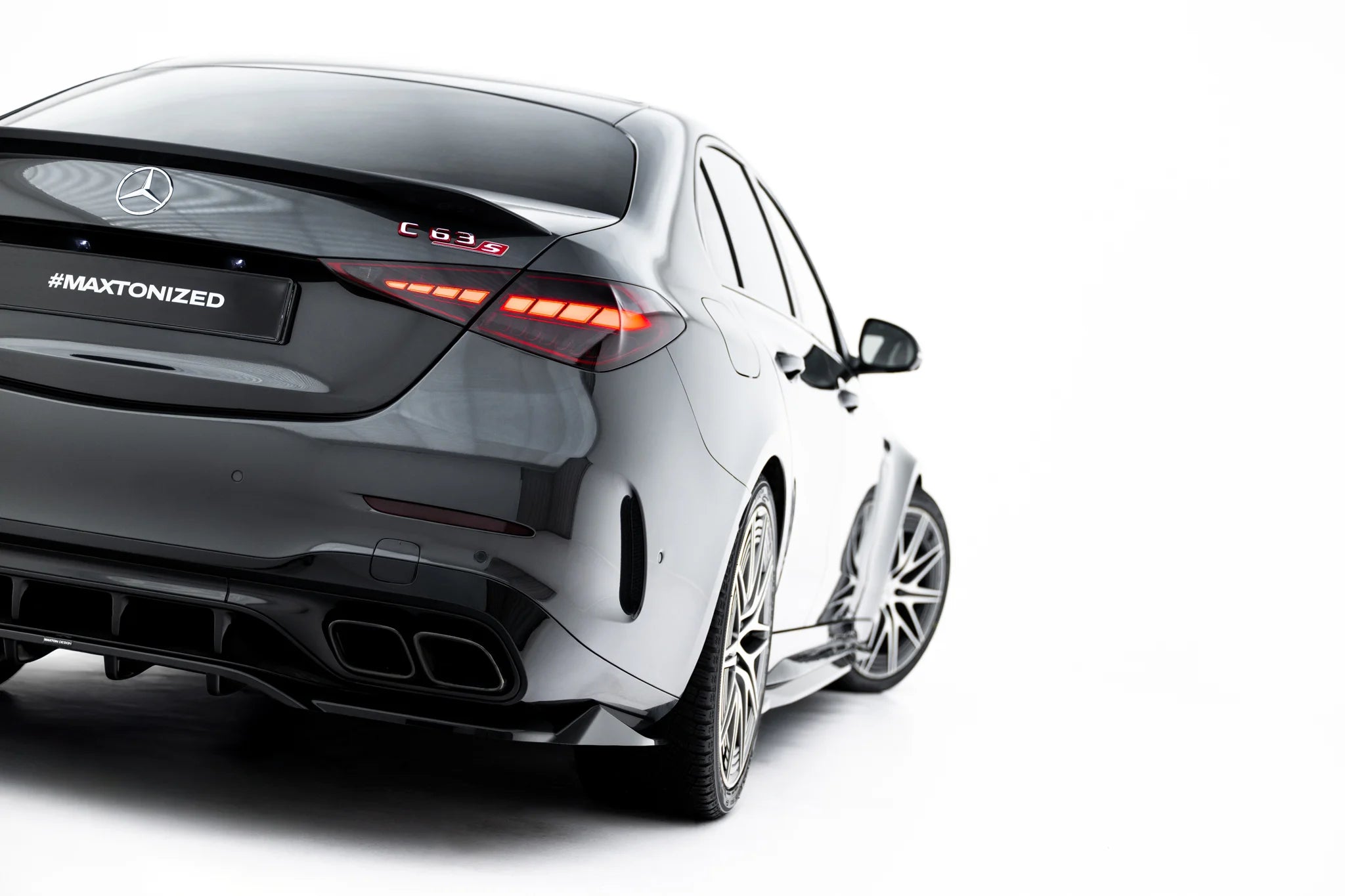 Bagerste splitter (med lodrette stænger) mercedes-amg c63 sedan / stationcar w206 / s206