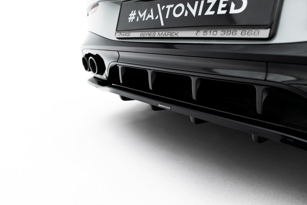 Rear splitter (with vertical bars) mercedes-amg cle 53 aero c236