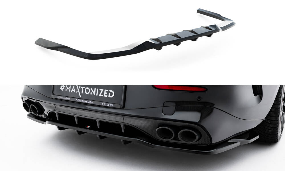 Rear splitter (with vertical bars) mercedes-amg cle 53 c236