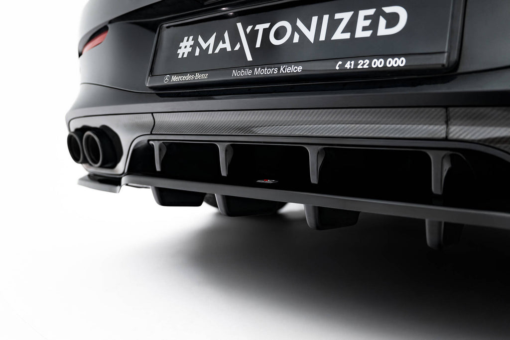 Rear splitter (with vertical bars) mercedes-amg cle 53 c236