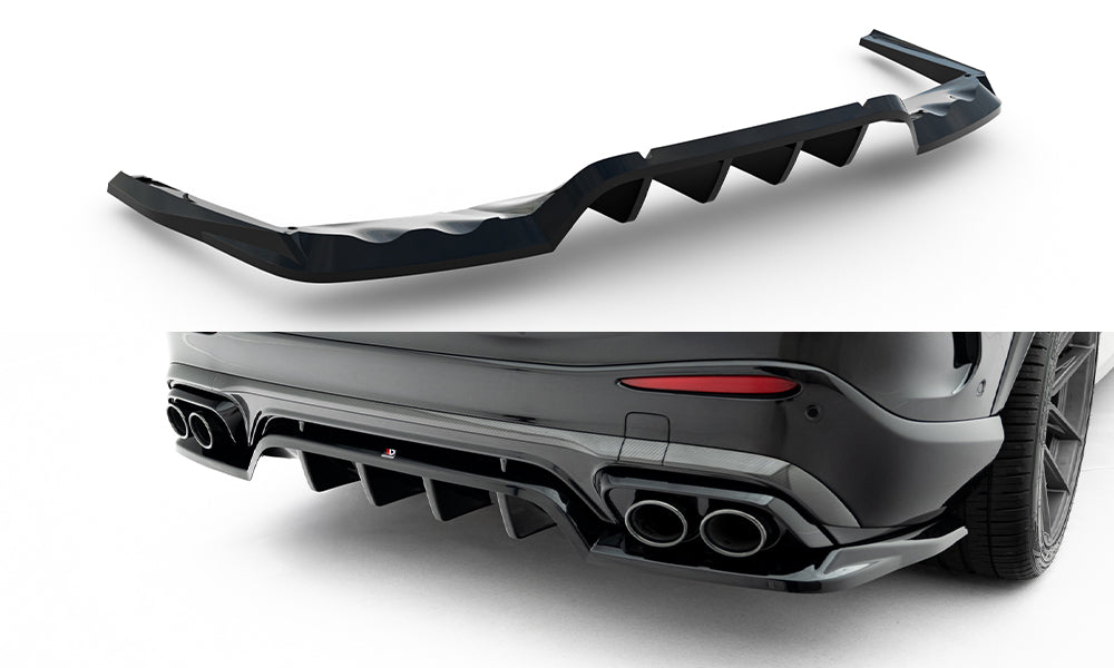 Rear splitter (with vertical bars) mercedes-amg glc 43 x254