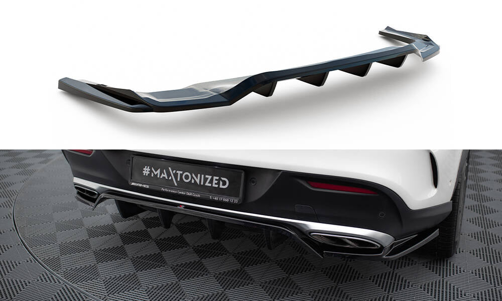 Rear splitter (with vertical bars) mercedes-amg gle 43 coupe c292