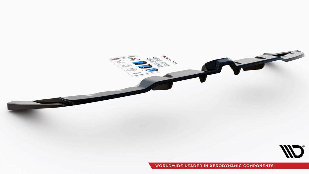 Rear splitter (with vertical bars) mercedes-amg gle 53 coupe c167 / c167 facelift