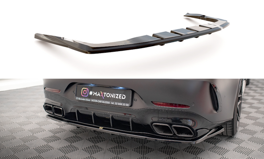 Rear splitter (with vertical bars) mercedes-amg gt 63s 4-door coupe aero