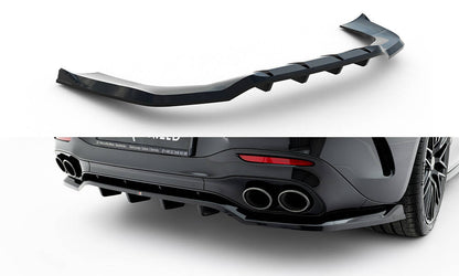 Rear splitter (with vertical bars) mercedes-amg sl 63 r232