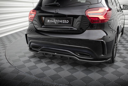 Rear splitter (with vertical bars) mercedes-benz a amg-line w176 facelif