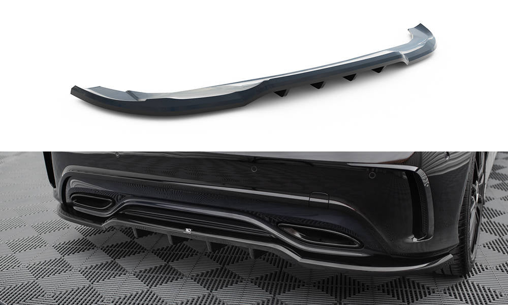 Rear splitter (with vertical bars) mercedes-benz a amg-line w176 facelif
