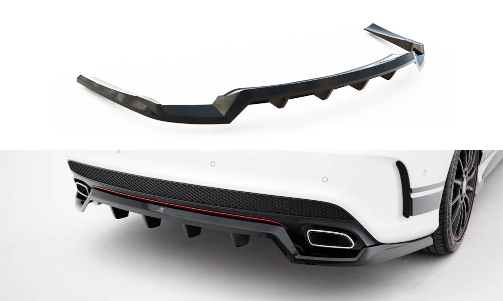 Rear splitter (with vertical bars) mercedes-benz cla amg-line c117