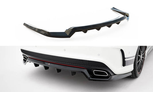 Rear splitter (with vertical bars) mercedes-benz cla amg-line c117