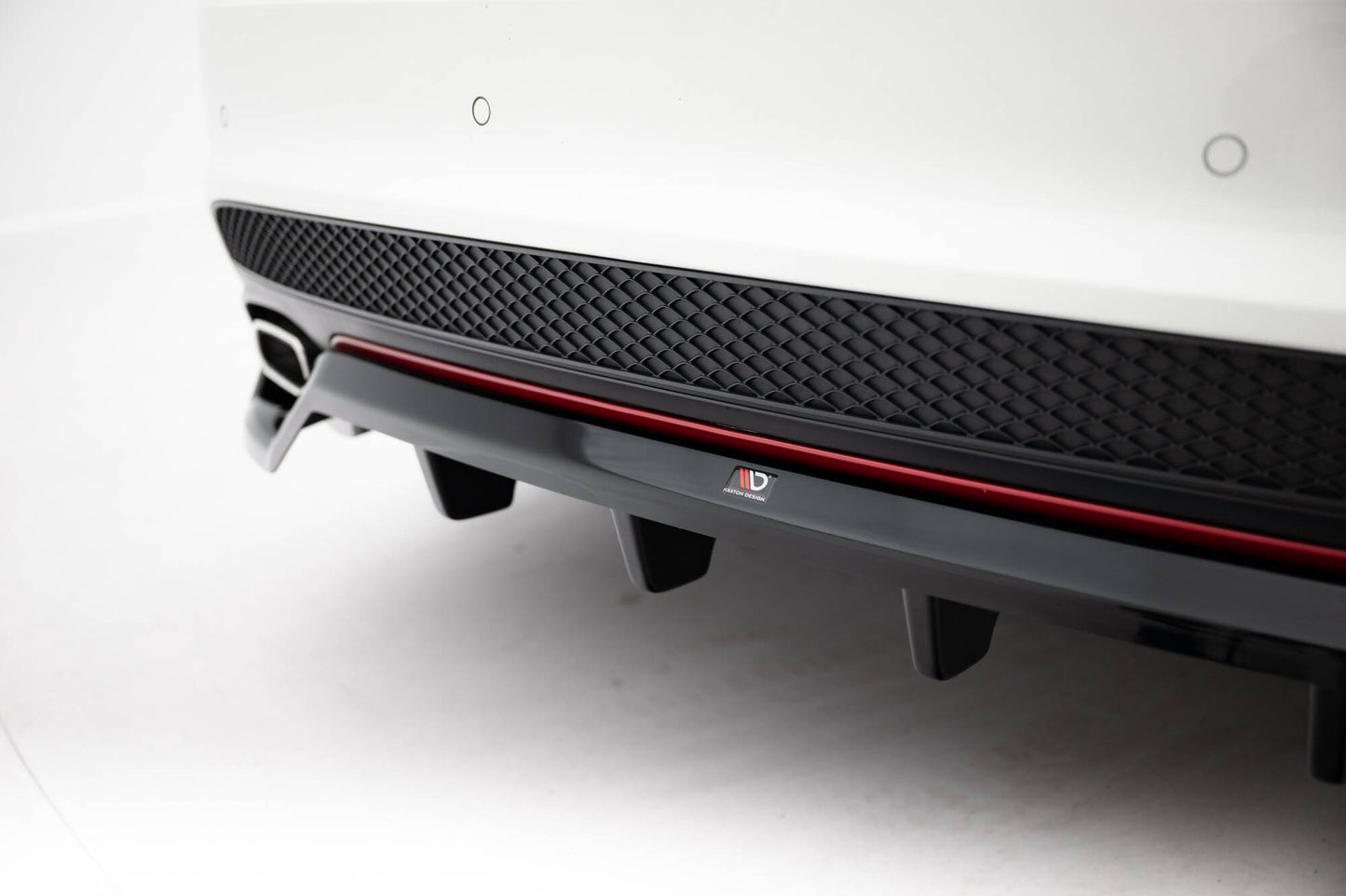 Rear splitter (with vertical bars) mercedes-benz cla amg-line c117