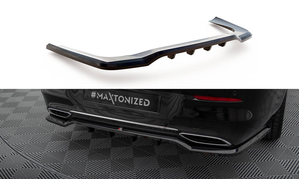 Rear splitter (with vertical bars) mercedes-benz cla coupe c118