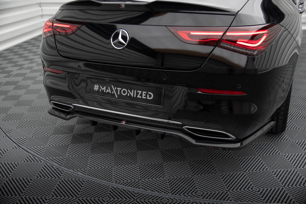 Rear splitter (with vertical bars) mercedes-benz cla coupe c118