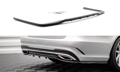 Rear splitter (with vertical bars) mercedes-benz e amg-line sedan w212 facelift