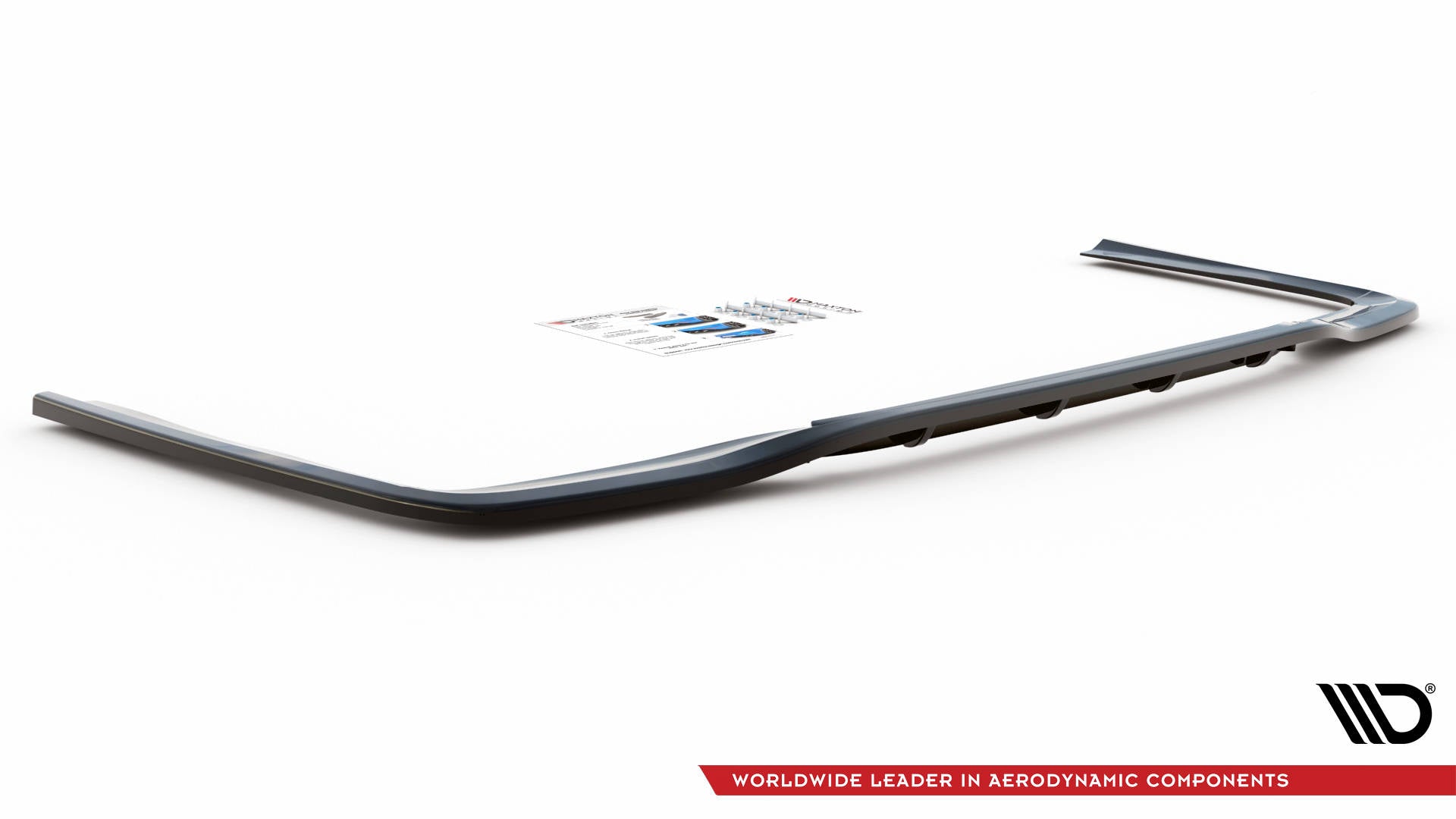 Rear splitter (with vertical bars) mercedes-benz e amg-line sedan w212 facelift