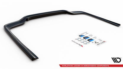 Rear splitter (with vertical bars) mercedes-benz e amg-line sedan w212 facelift