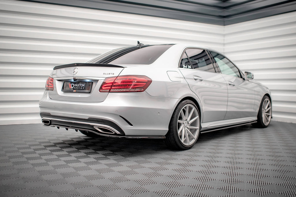 Rear splitter (with vertical bars) mercedes-benz e amg-line sedan w212 facelift