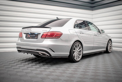 Rear splitter (with vertical bars) mercedes-benz e amg-line sedan w212 facelift