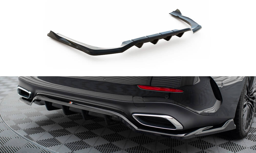 Rear splitter (with vertical bars) mercedes-benz e amg-line w214