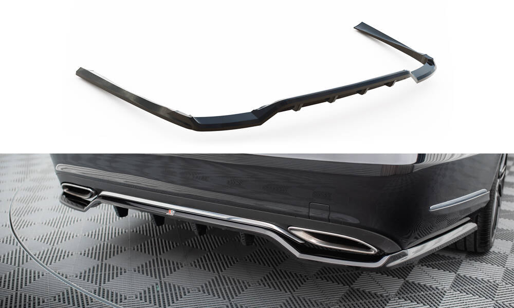 Rear splitter (with vertical bars) mercedes-benz e w212 facelift