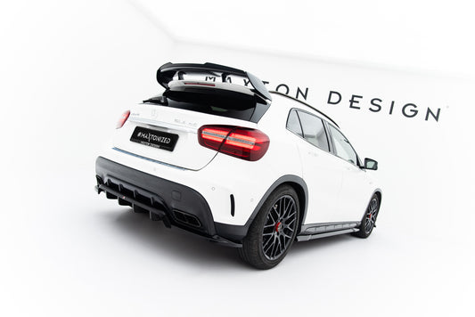 Rear splitter (with vertical bars) mercedes-benz gla 45 amg x156 facelift