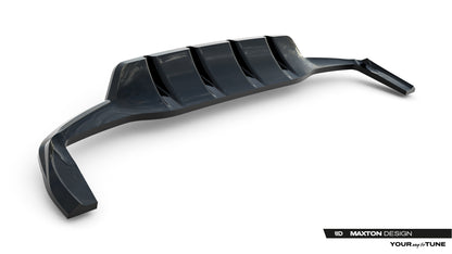 Rear splitter (with vertical bars) mercedes-benz gla 45 amg x156 facelift