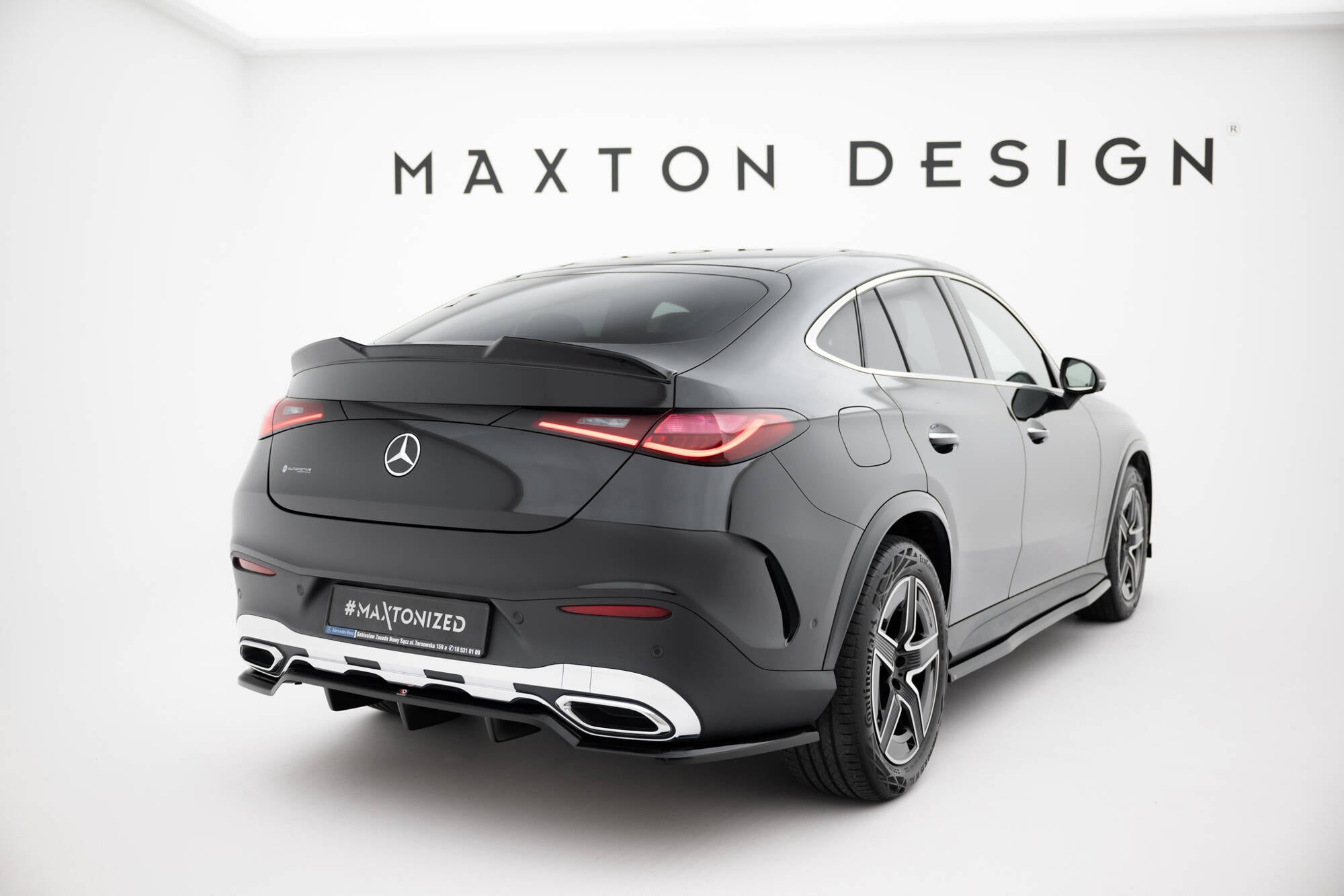 Rear splitter (with vertical bars) mercedes-benz glc coupe amg-line c254