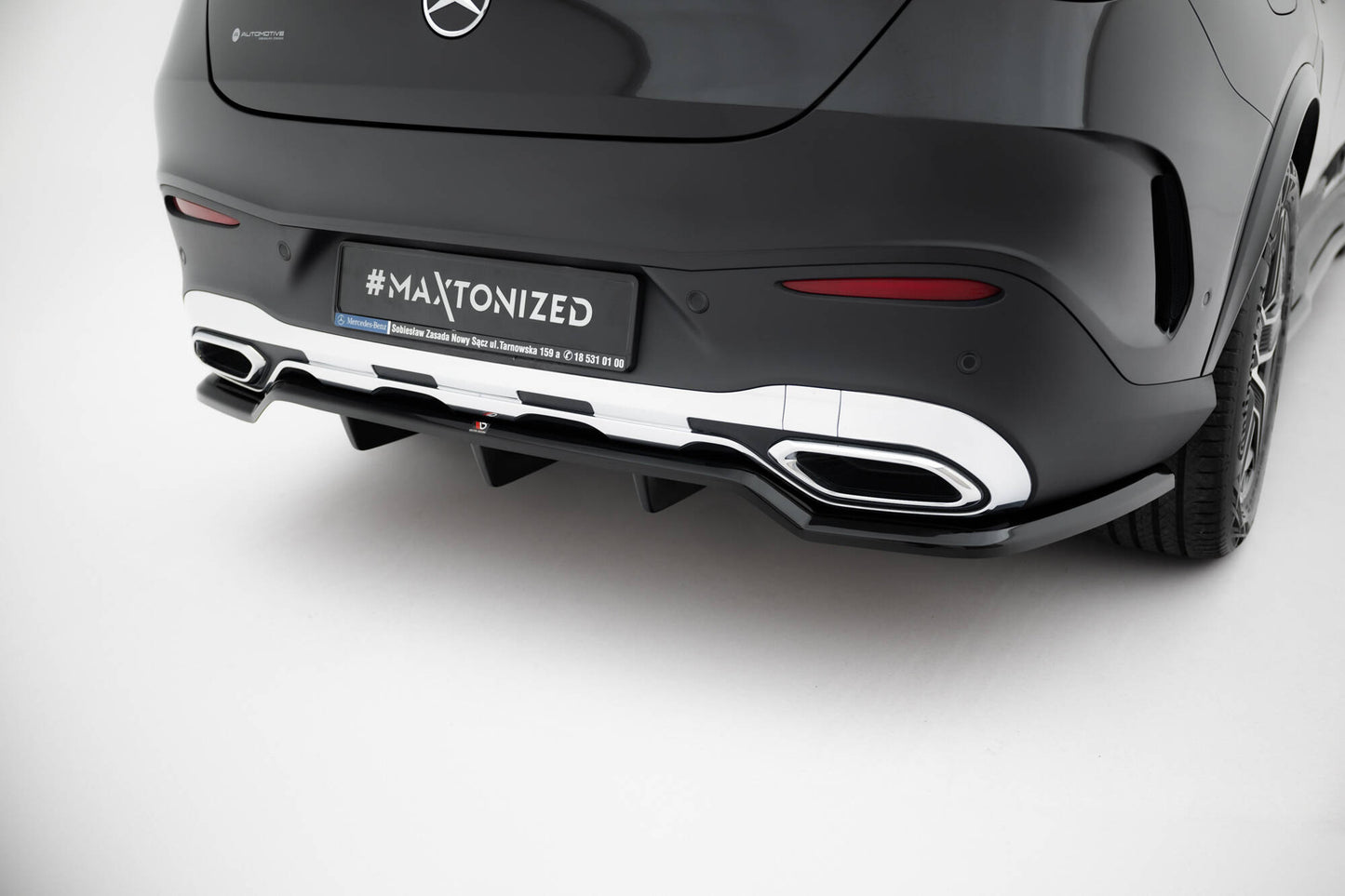 Rear splitter (with vertical bars) mercedes-benz glc coupe amg-line c254