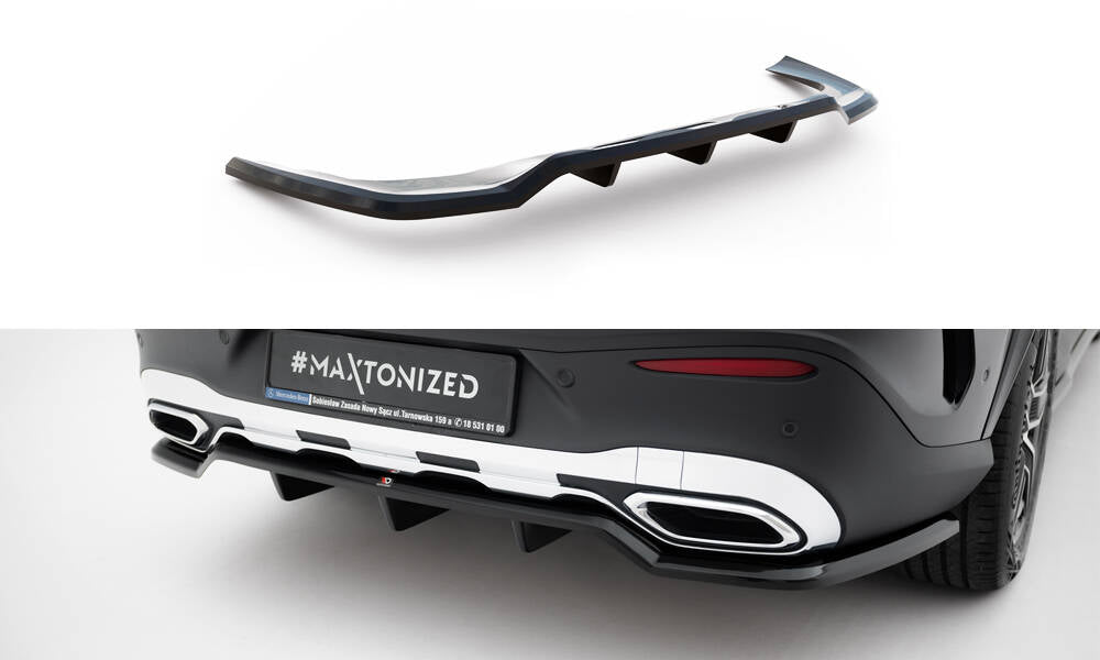 Rear splitter (with vertical bars) mercedes-benz glc coupe amg-line c254