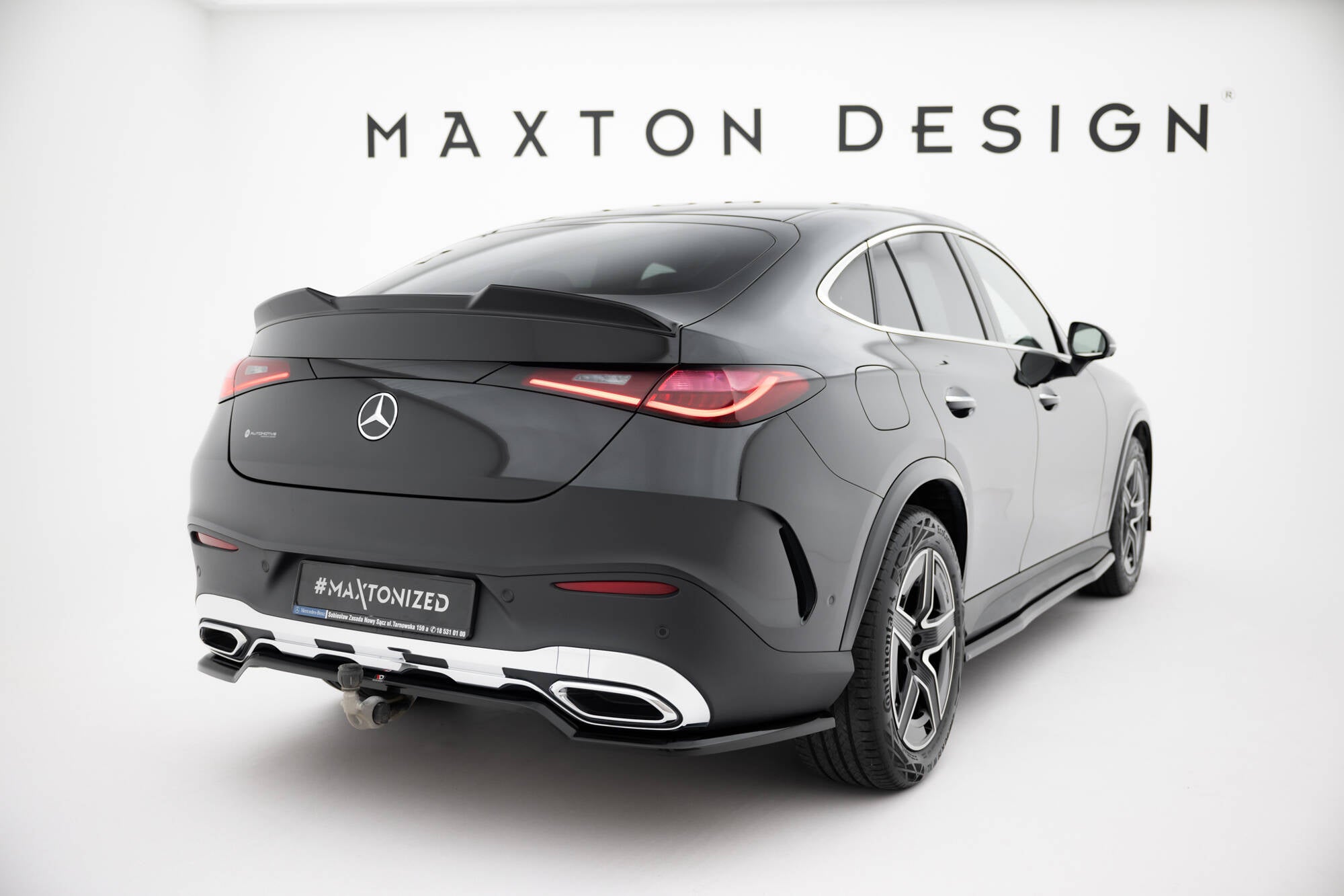 Rear splitter (with vertical bars) mercedes-benz glc coupe amg-line c254