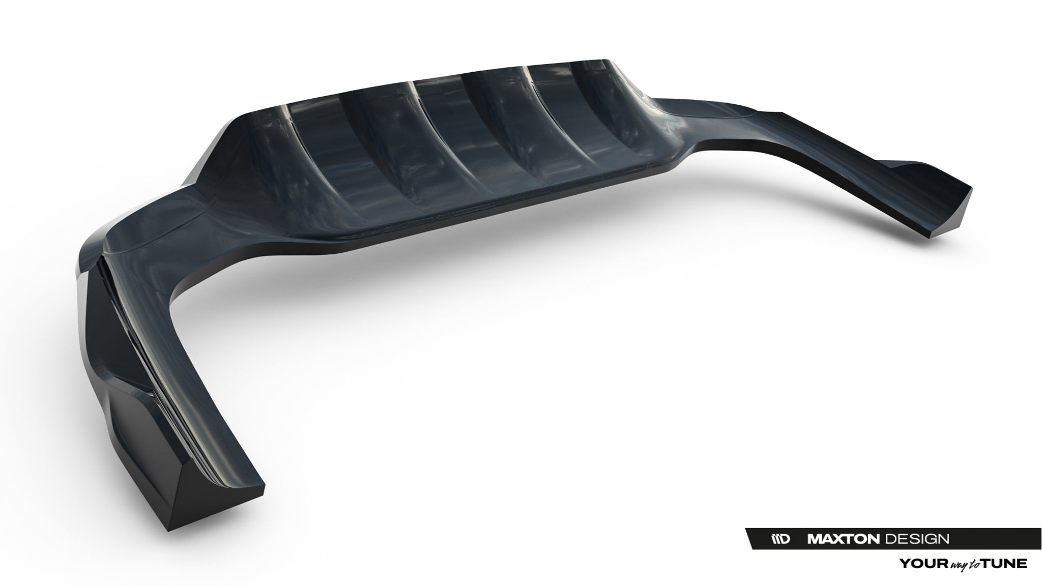Rear splitter (with vertical bars) mercedes-benz glc coupe c254