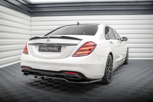 Rear splitter (with vertical bars) mercedes-benz s amg-line w222 facelift