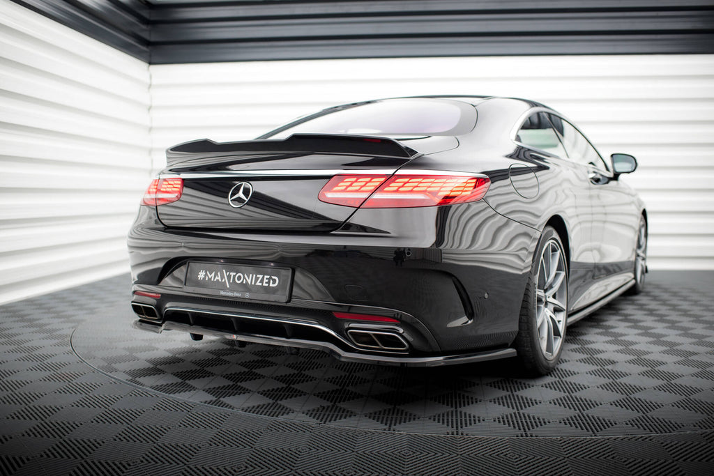 Rear splitter (with vertical bars) mercedes-benz s coupe amg-line c217 facelift